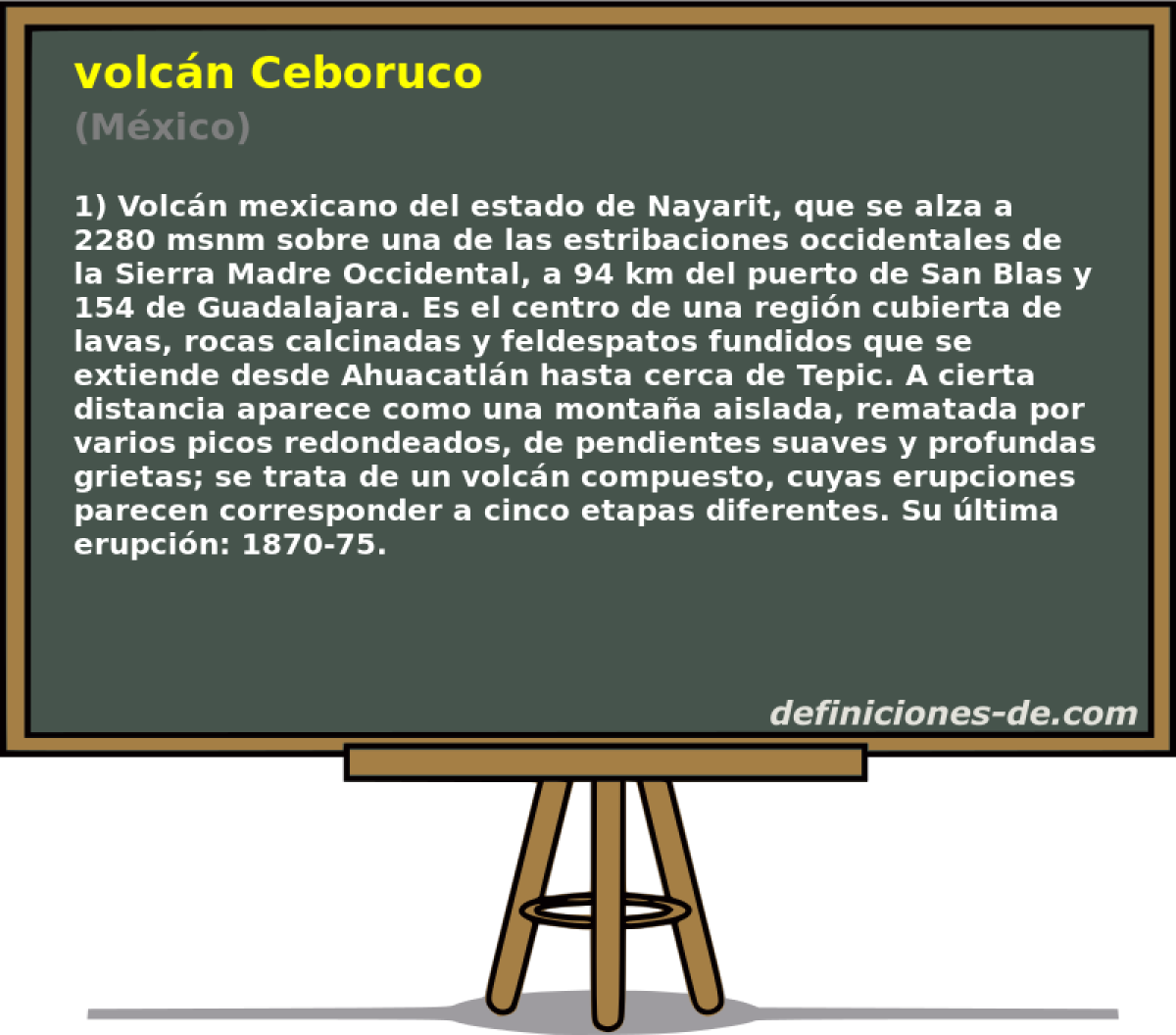 volcn Ceboruco (Mxico)