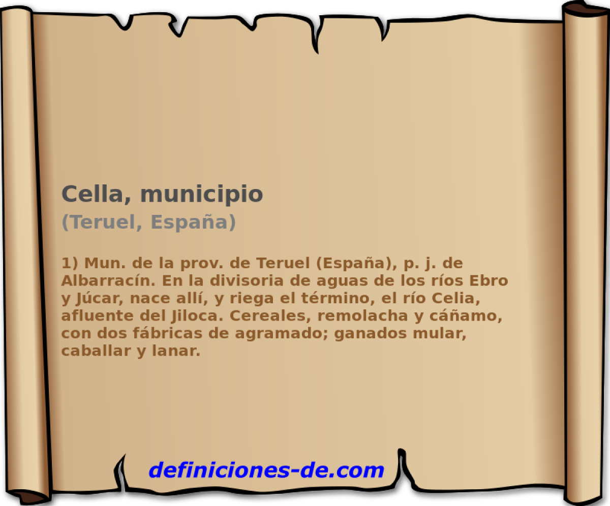 Cella, municipio (Teruel, Espaa)