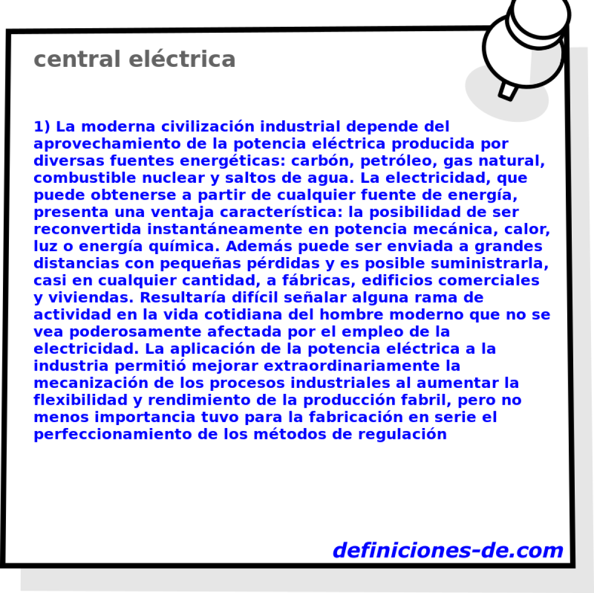 central elctrica 