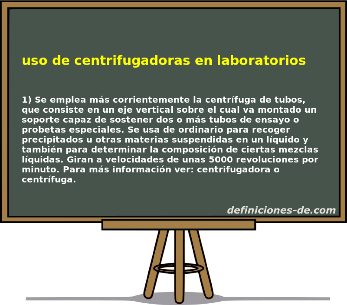 uso de centrifugadoras en laboratorios 