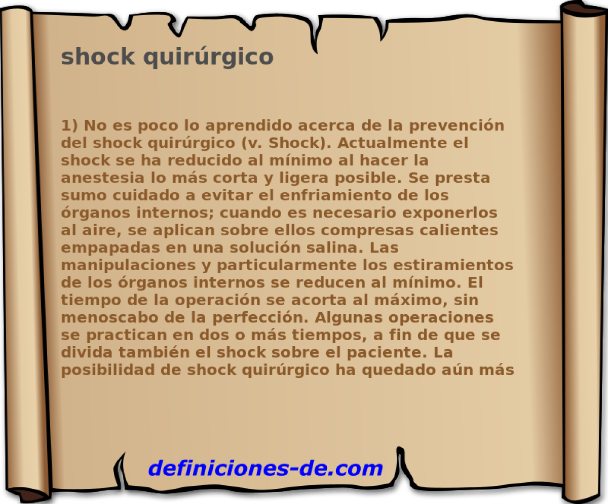 shock quirrgico 