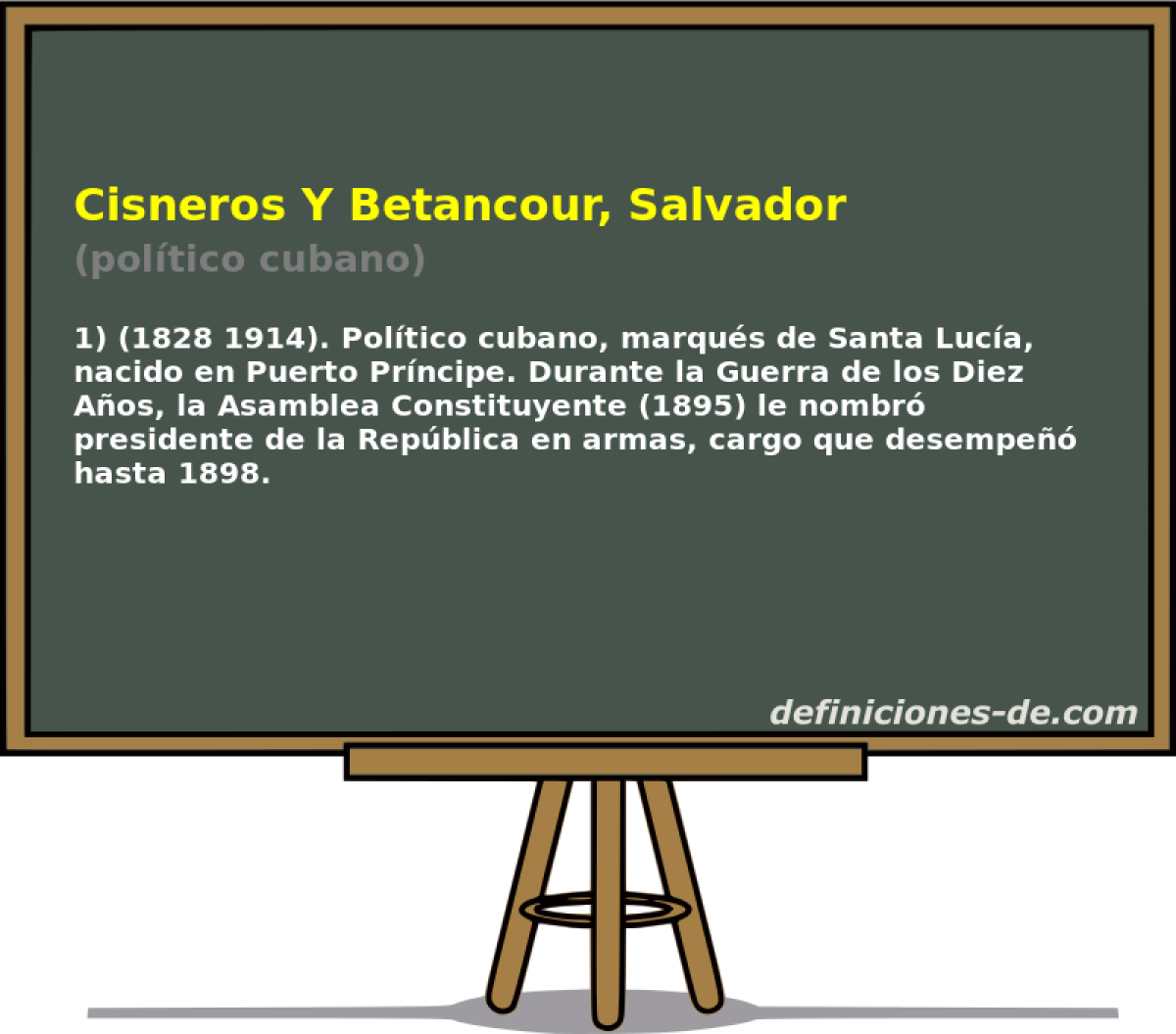 Cisneros Y Betancour, Salvador (poltico cubano)