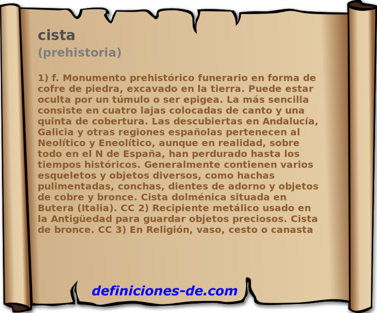 cista (prehistoria)