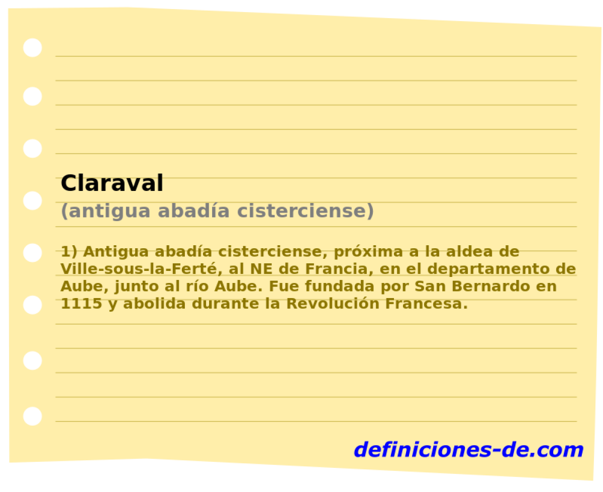 Claraval (antigua abada cisterciense)