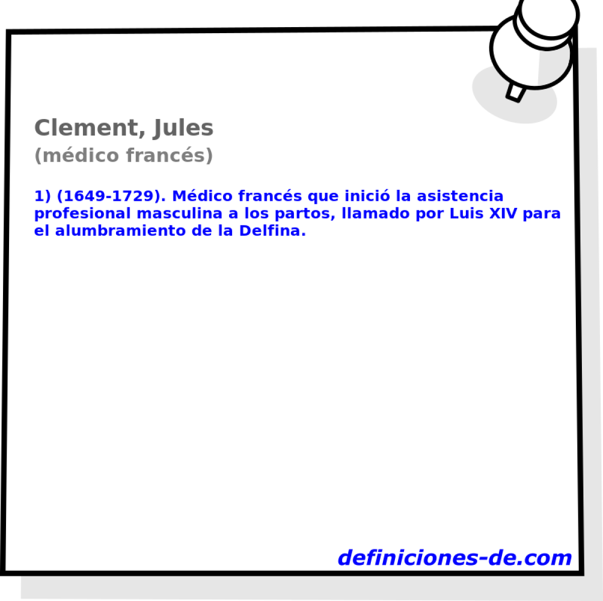 Clement, Jules (mdico francs)