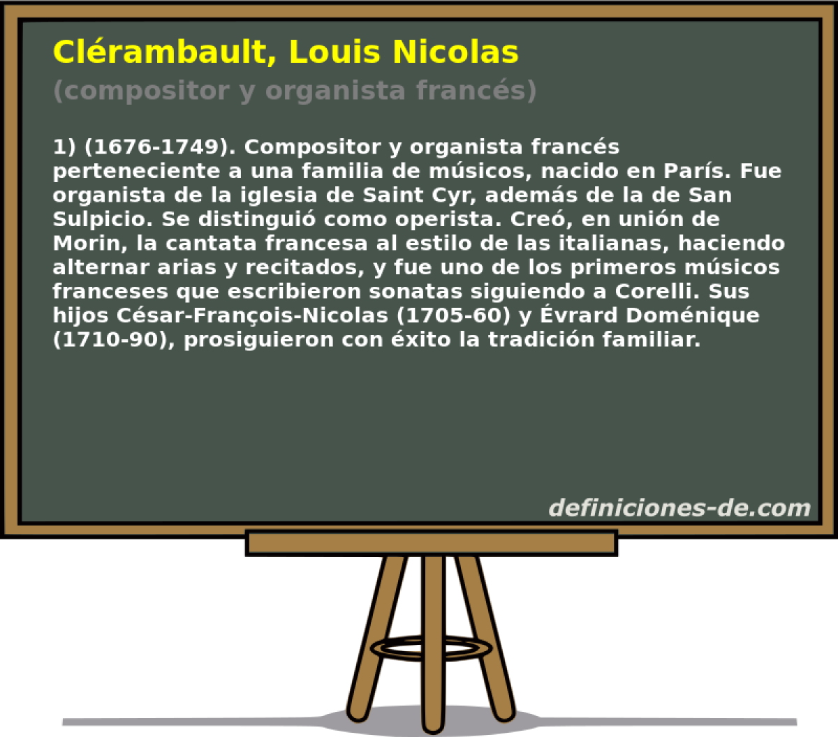 Clrambault, Louis Nicolas (compositor y organista francs)