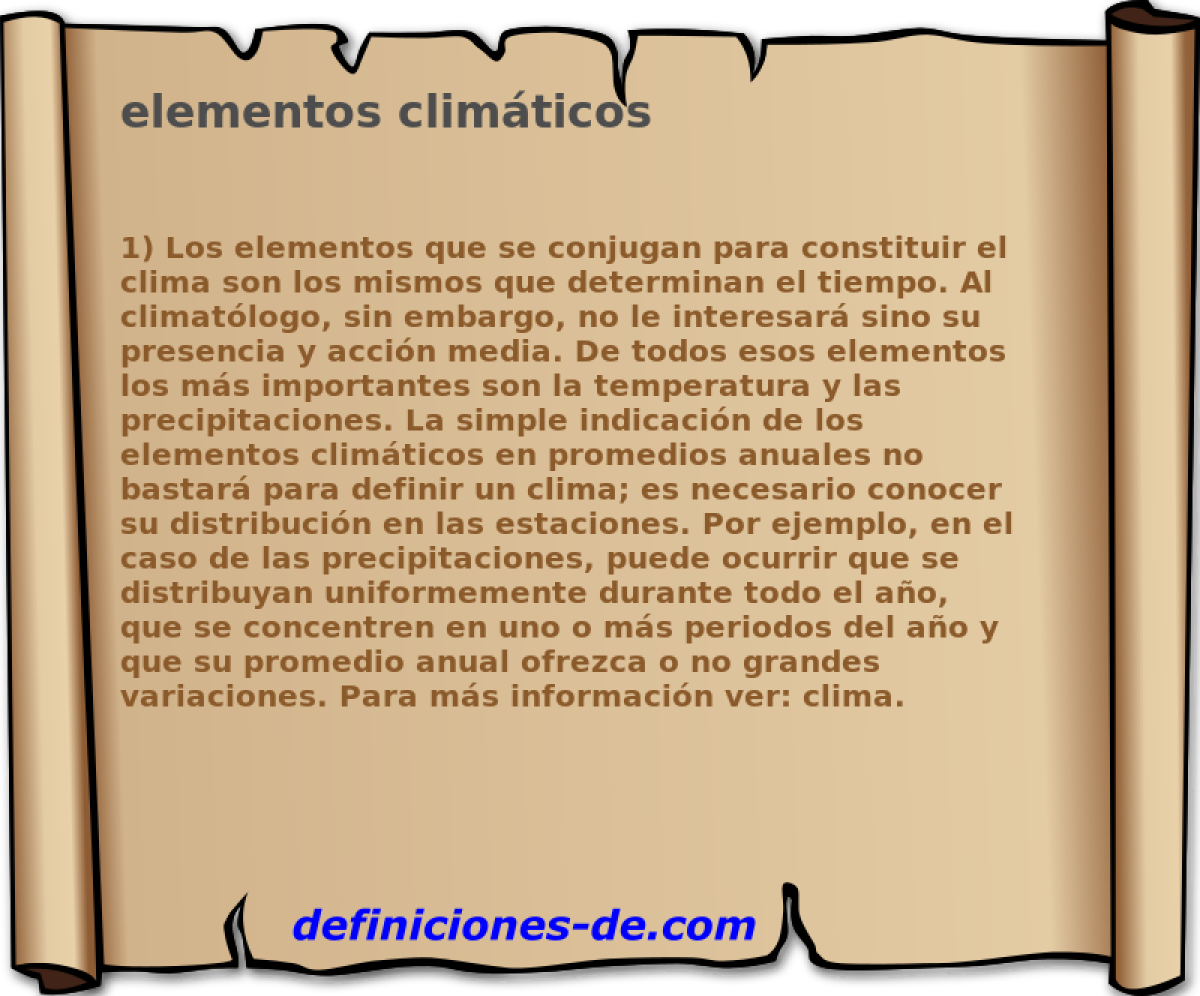 elementos climticos 