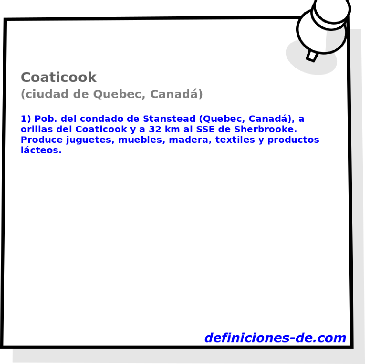 Coaticook (ciudad de Quebec, Canad)