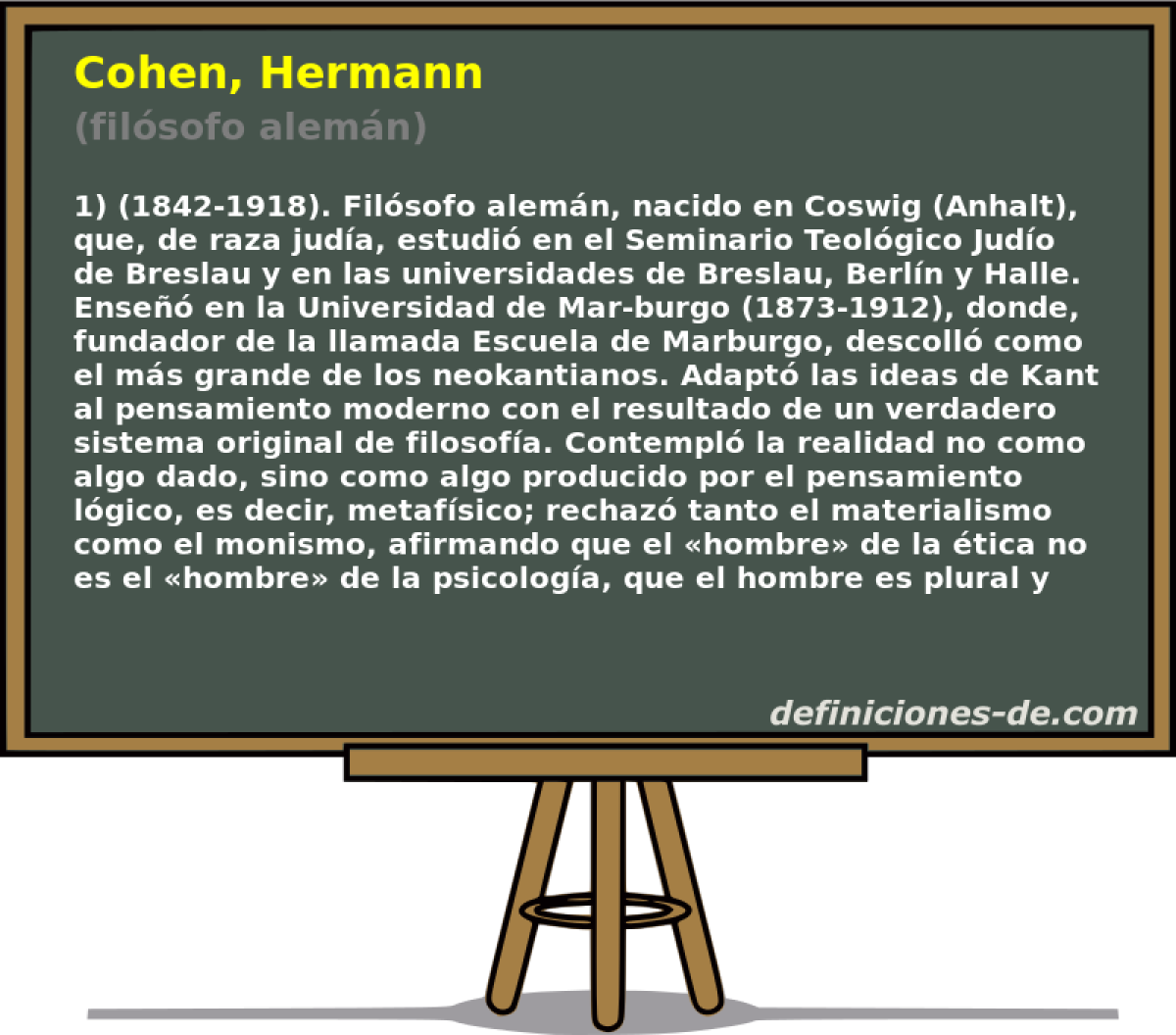 Cohen, Hermann (filsofo alemn)