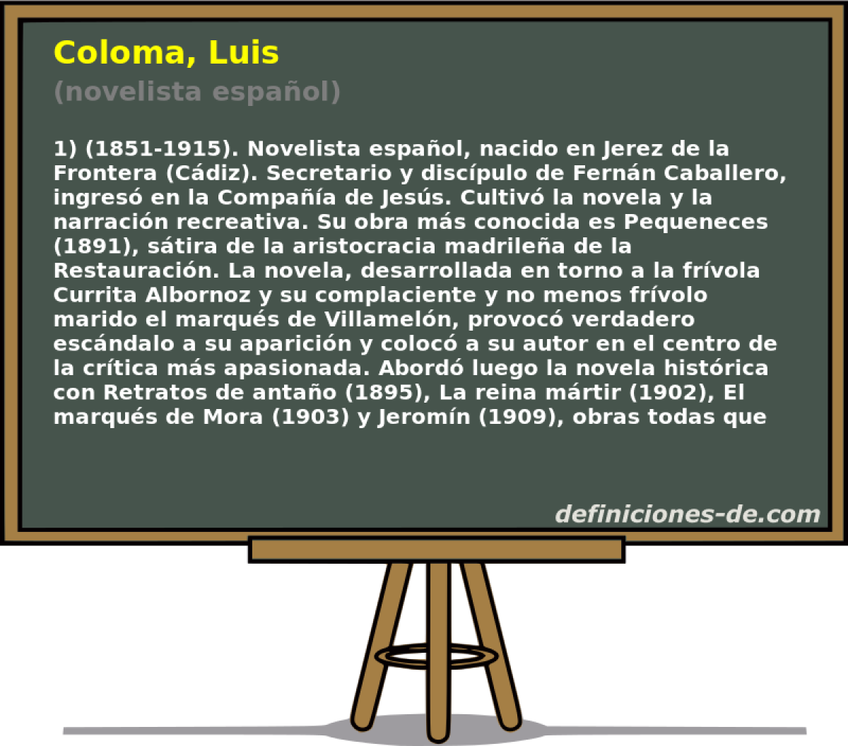 Coloma, Luis (novelista espaol)