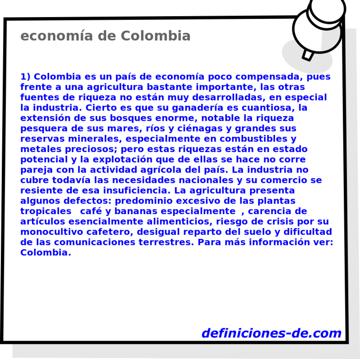 economa de Colombia 