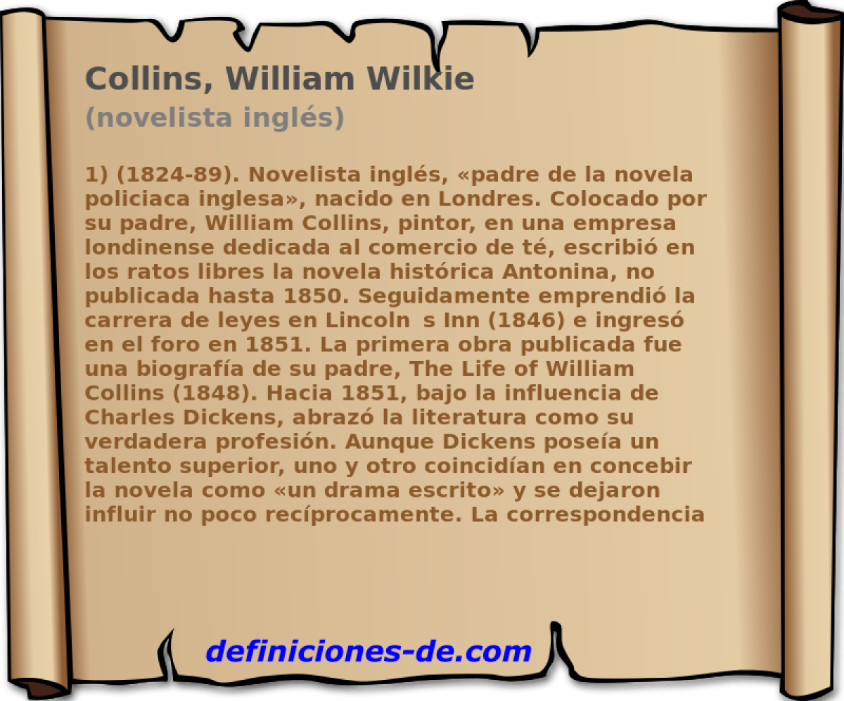Collins, William Wilkie (novelista ingls)
