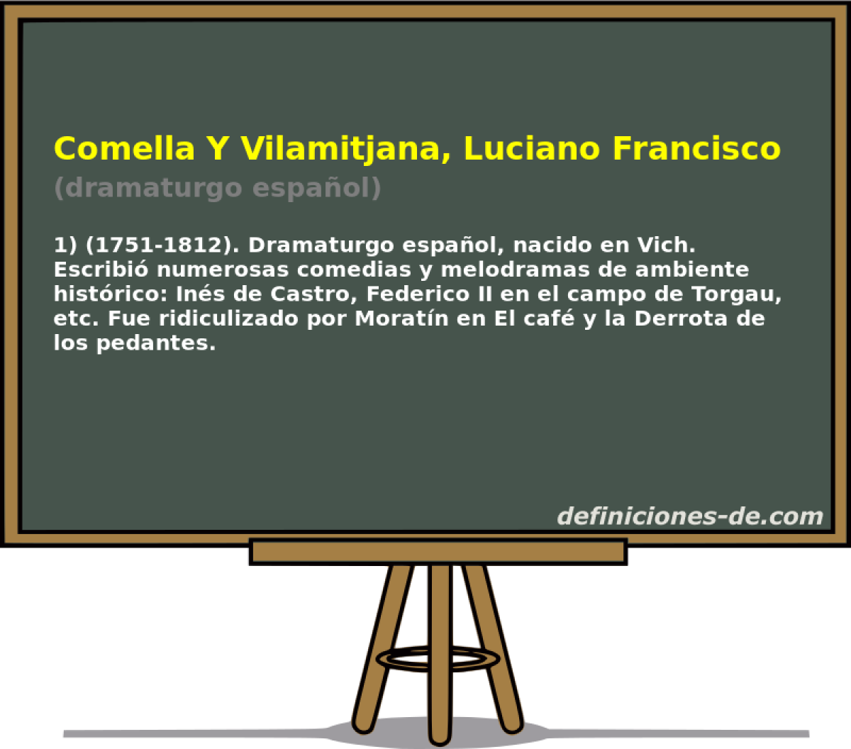 Comella Y Vilamitjana, Luciano Francisco (dramaturgo espaol)