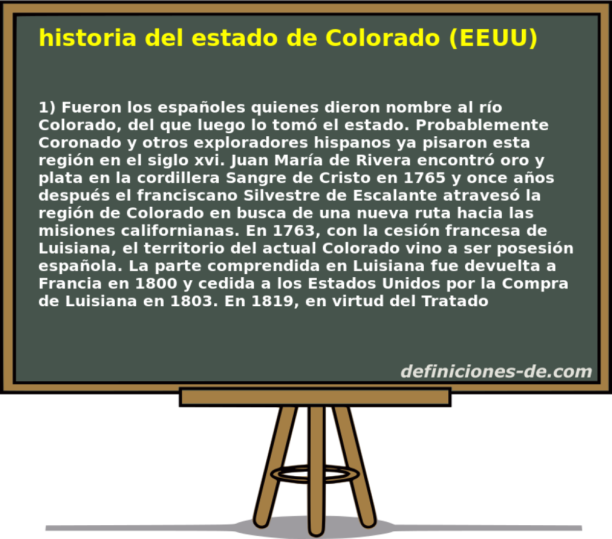 historia del estado de Colorado (EEUU) 