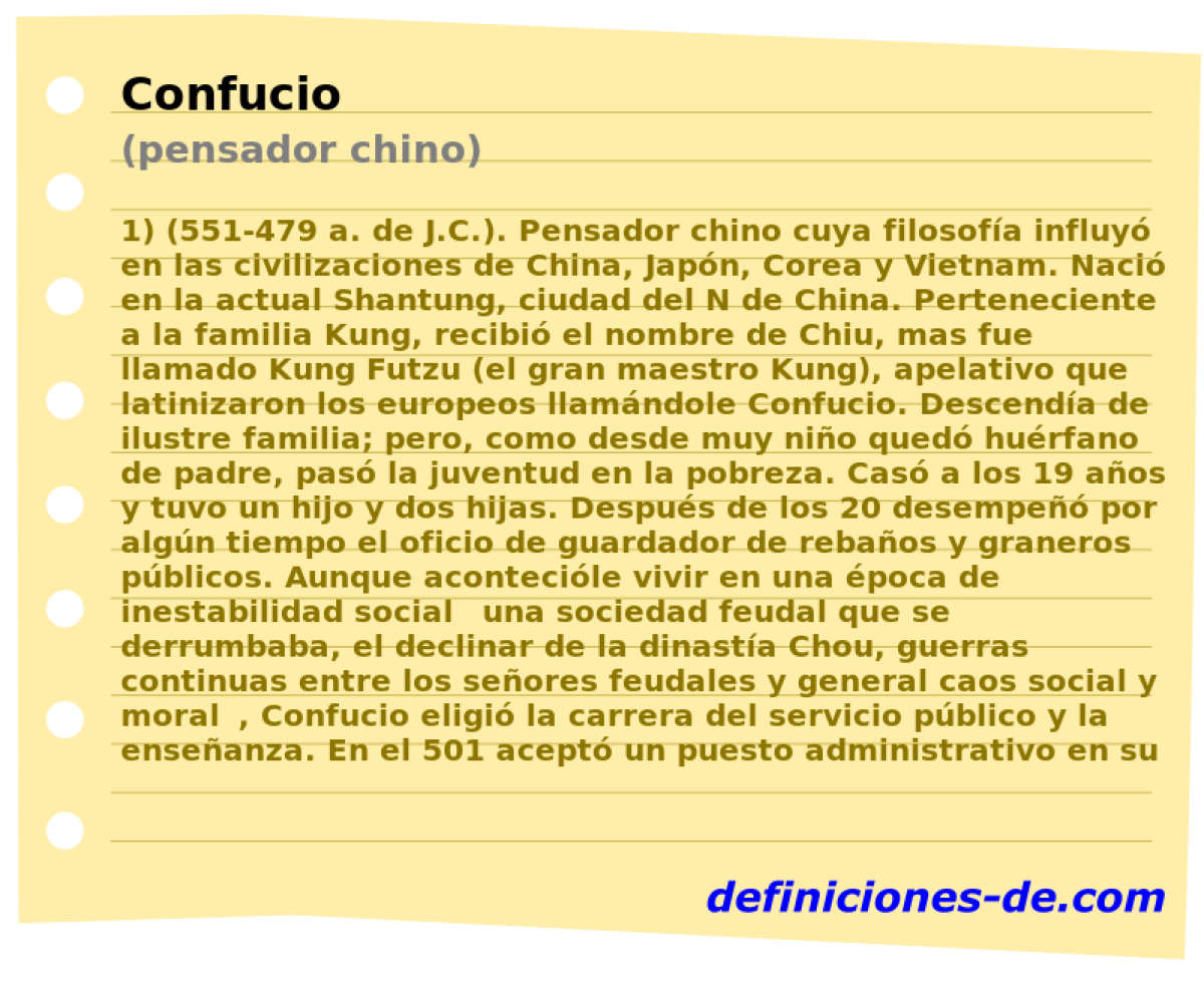 Confucio (pensador chino)