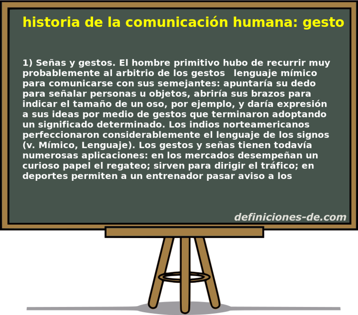 historia de la comunicacin humana: gestos, lenguaje, escritura 