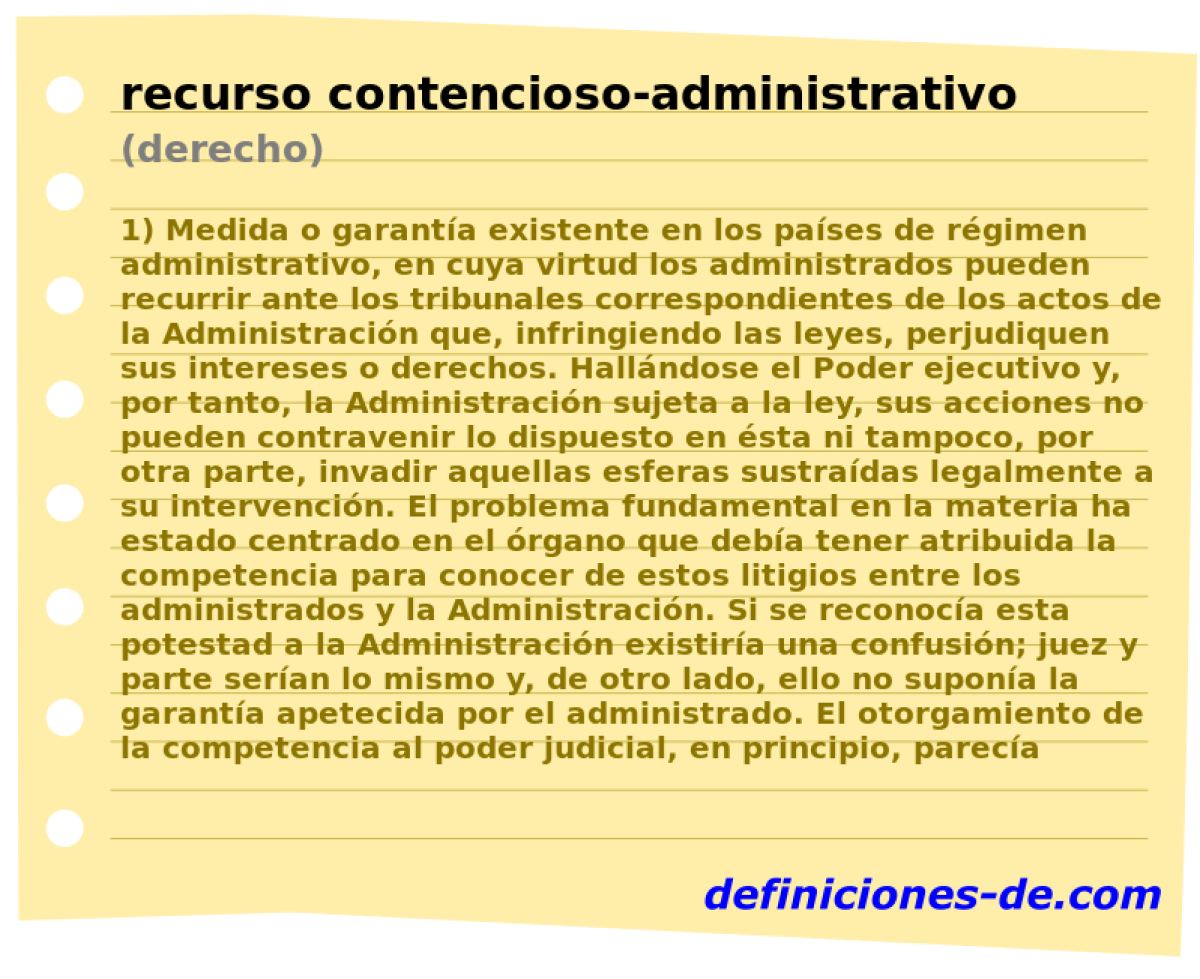 recurso contencioso-administrativo (derecho)