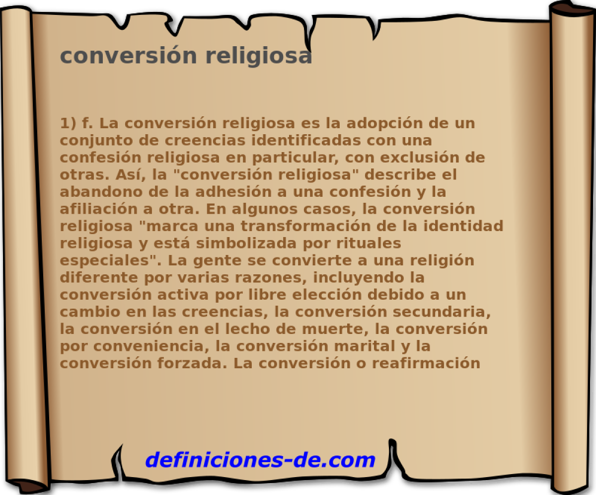 conversin religiosa 