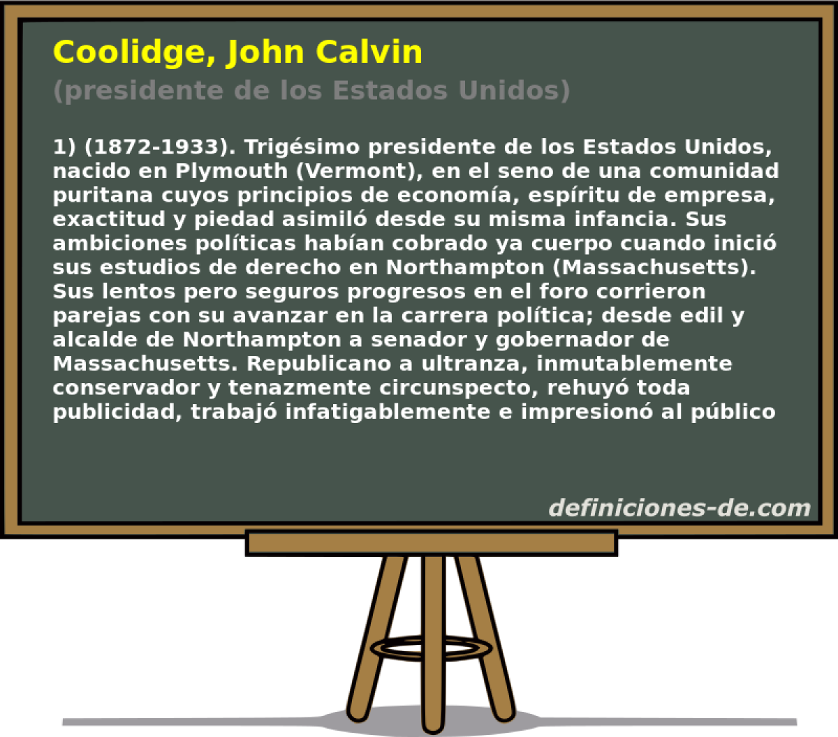 Coolidge, John Calvin (presidente de los Estados Unidos)