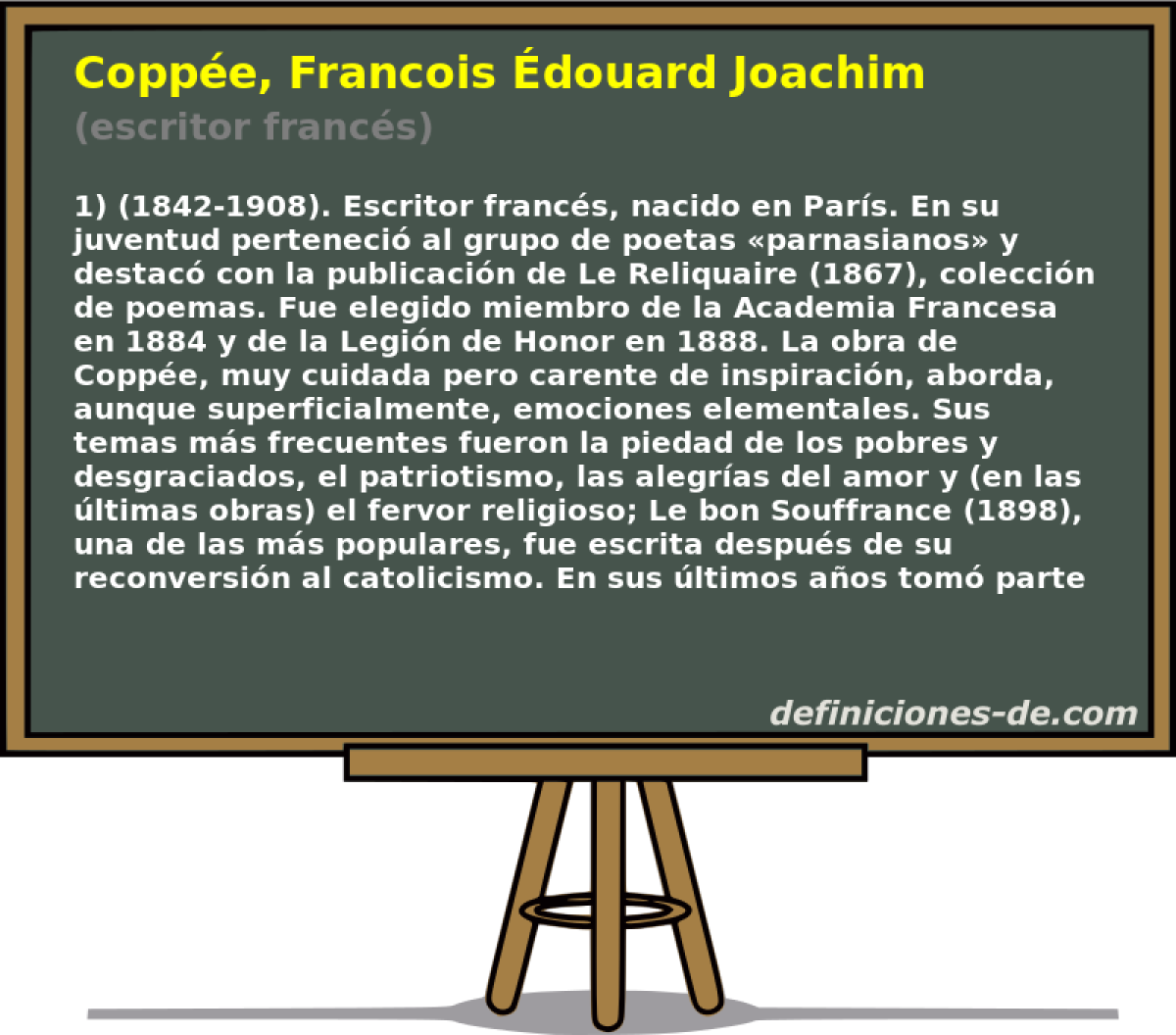 Coppe, Francois douard Joachim (escritor francs)