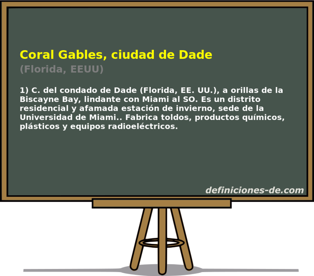 Coral Gables, ciudad de Dade (Florida, EEUU)