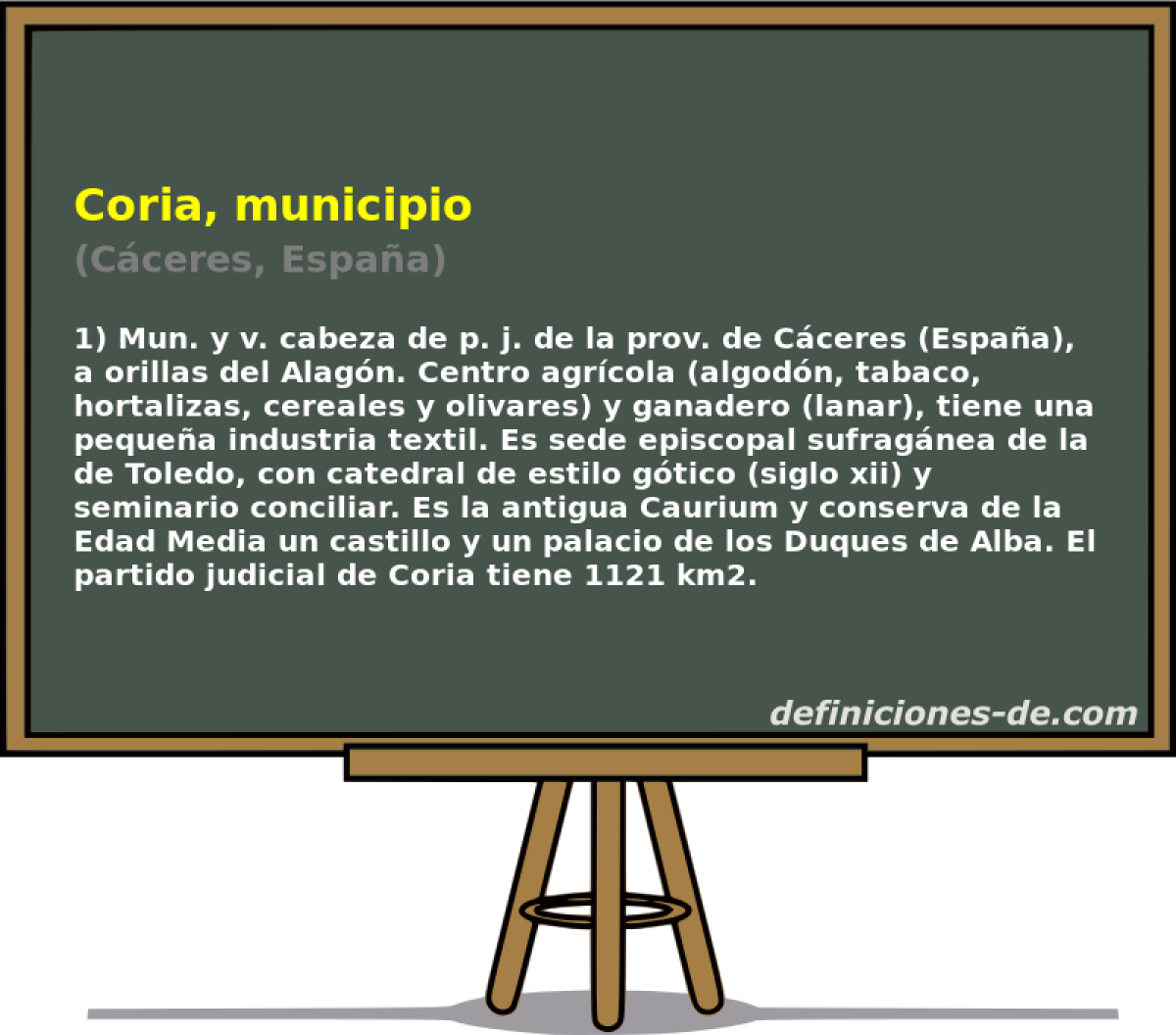 Coria, municipio (Cceres, Espaa)