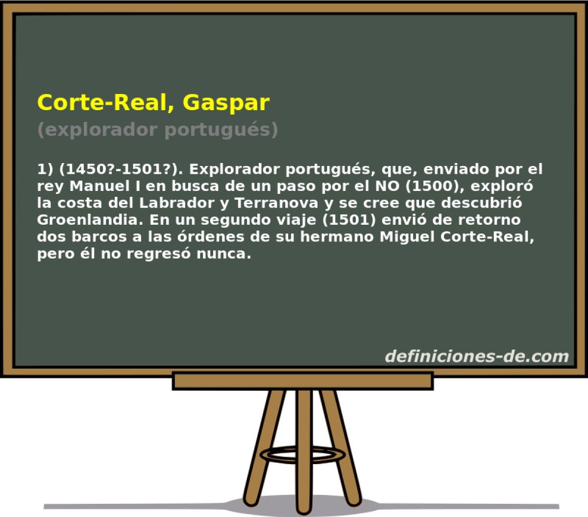 Corte-Real, Gaspar (explorador portugus)