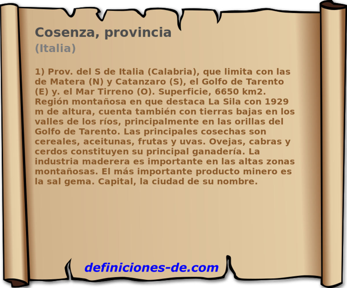Cosenza, provincia (Italia)