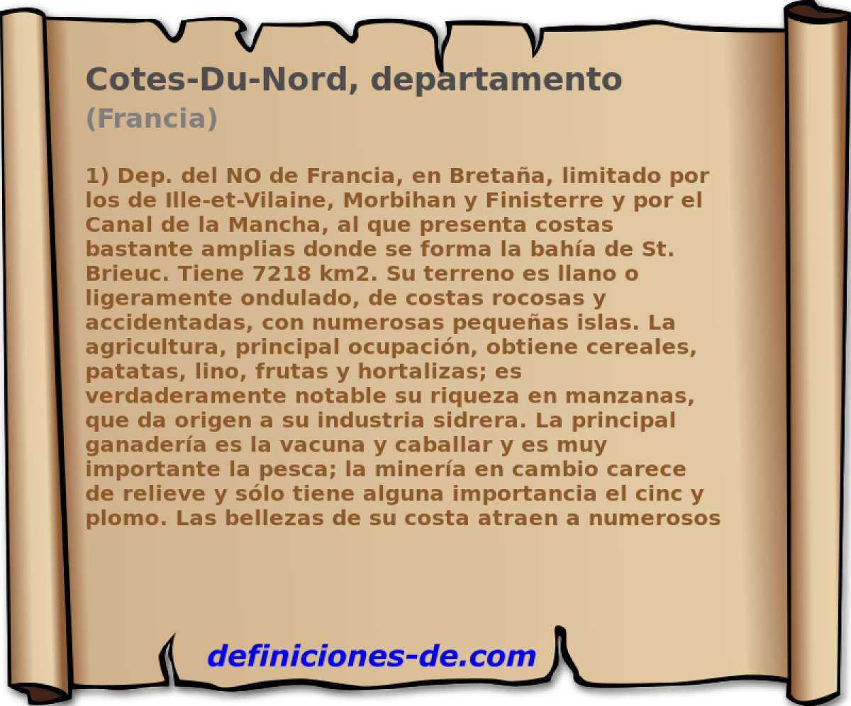Cotes-Du-Nord, departamento (Francia)
