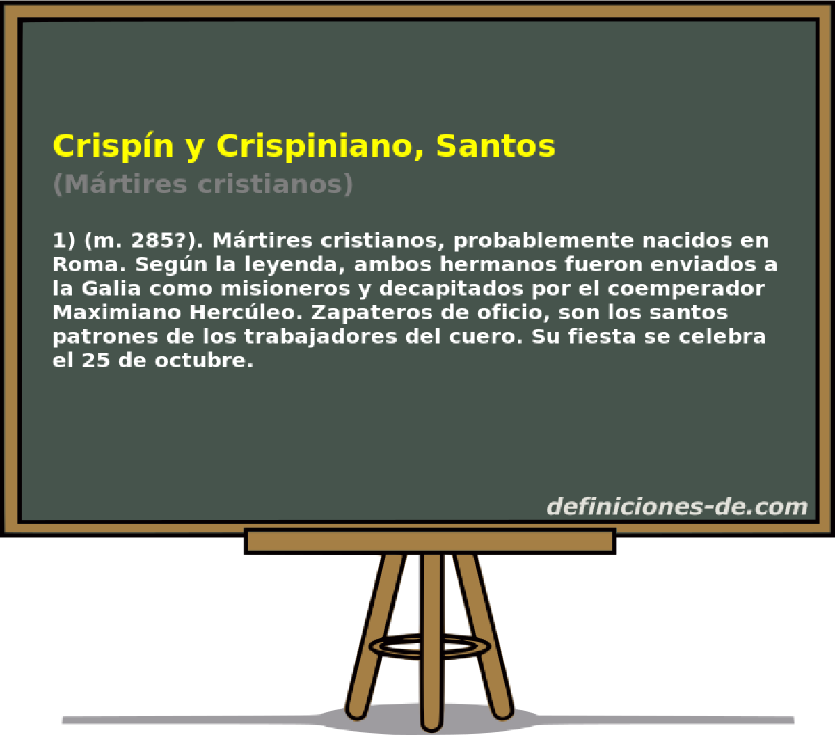 Crispn y Crispiniano, Santos (Mrtires cristianos)