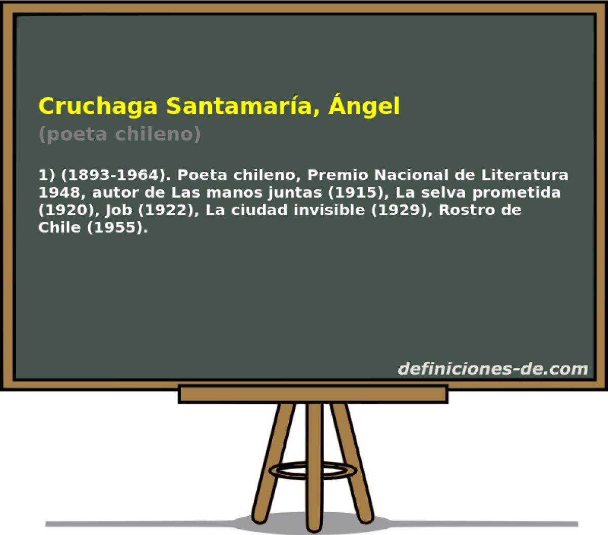 Cruchaga Santamara, ngel (poeta chileno)
