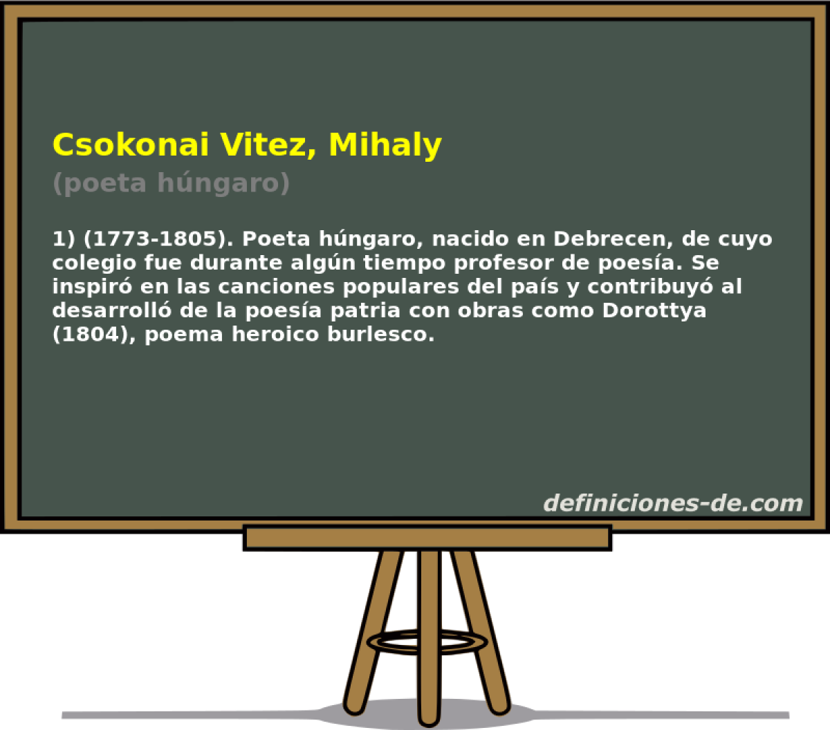 Csokonai Vitez, Mihaly (poeta hngaro)