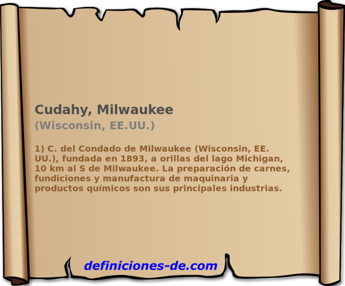 Cudahy, Milwaukee (Wisconsin, EE.UU.)