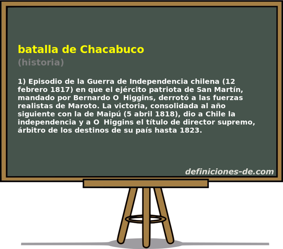 batalla de Chacabuco (historia)