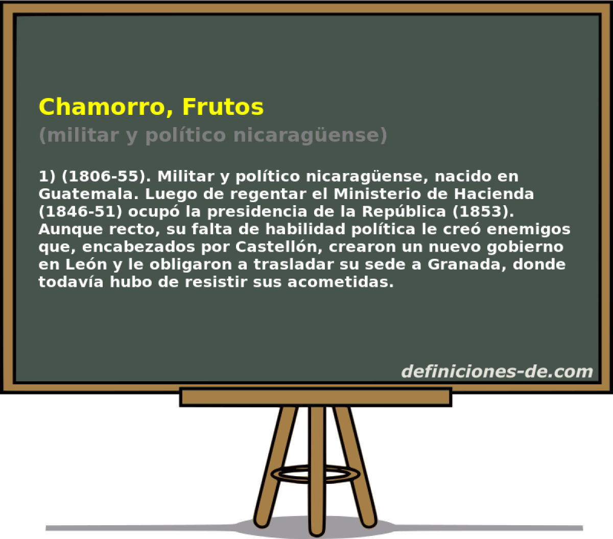 Chamorro, Frutos (militar y poltico nicaragense)