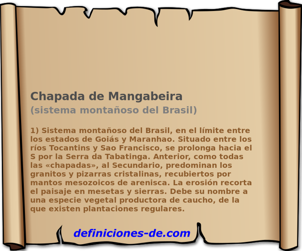 Chapada de Mangabeira (sistema montaoso del Brasil)