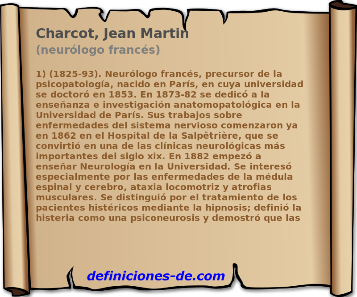 Charcot, Jean Martin (neurlogo francs)