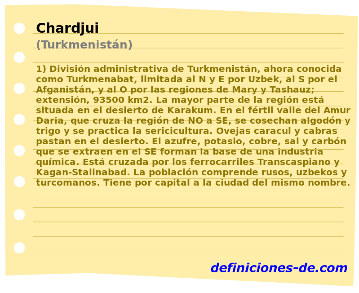 Chardjui (Turkmenistn)