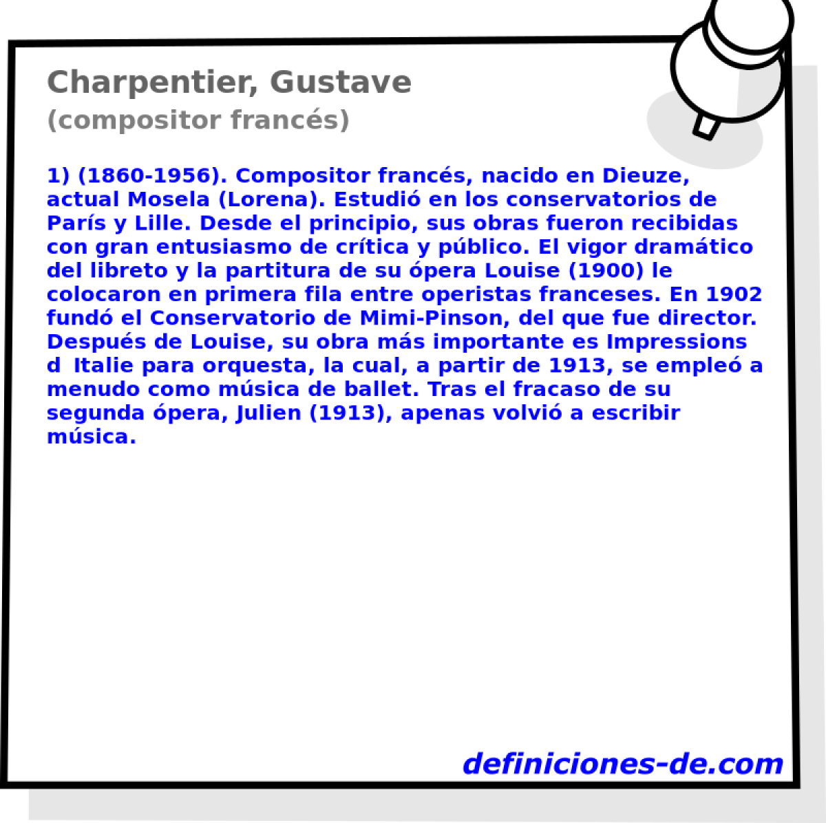 Charpentier, Gustave (compositor francs)