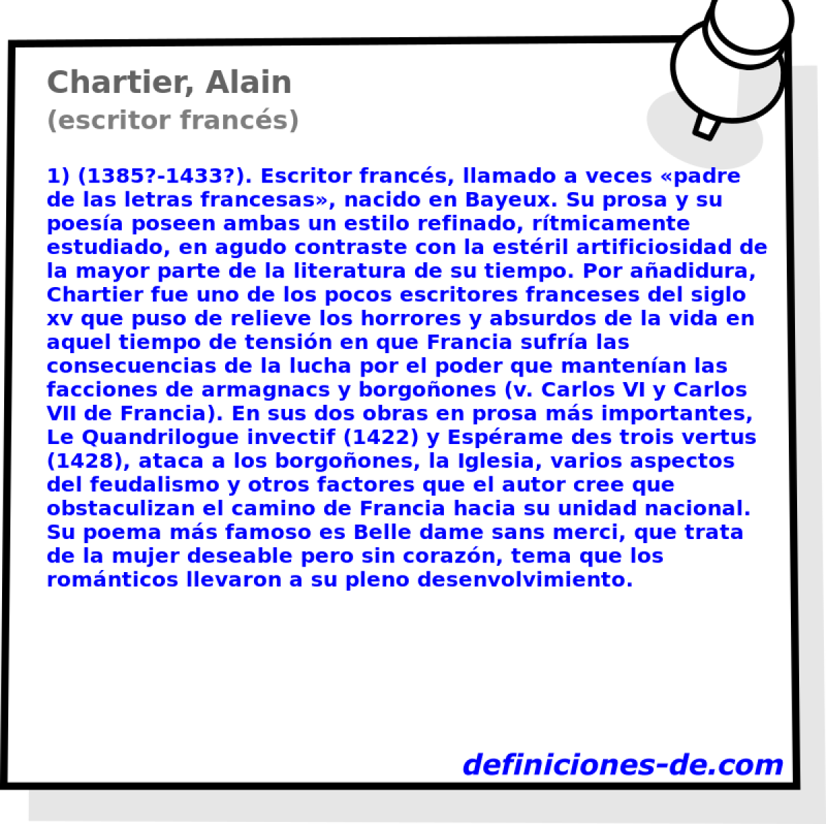 Chartier, Alain (escritor francs)