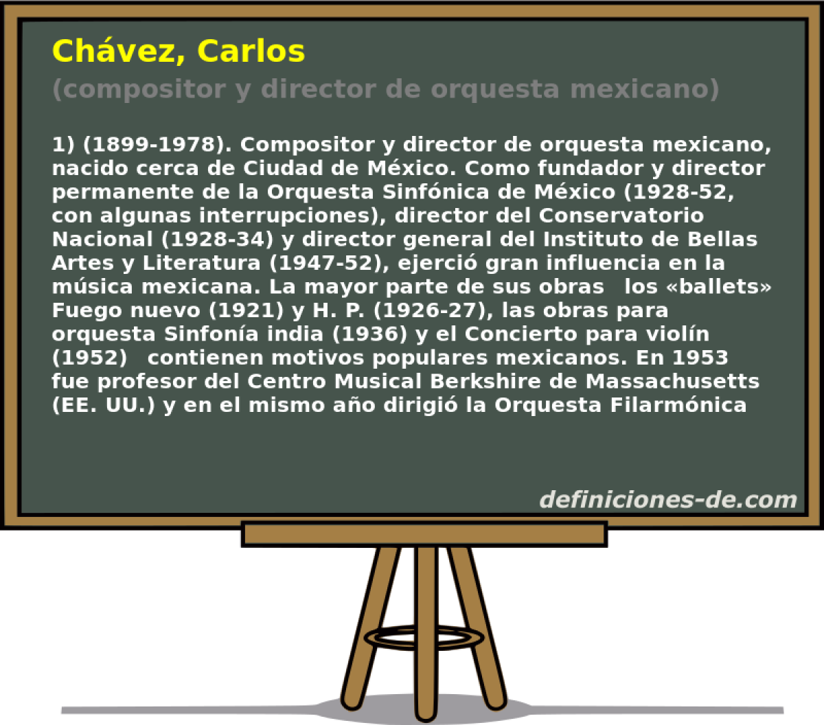 Chvez, Carlos (compositor y director de orquesta mexicano)