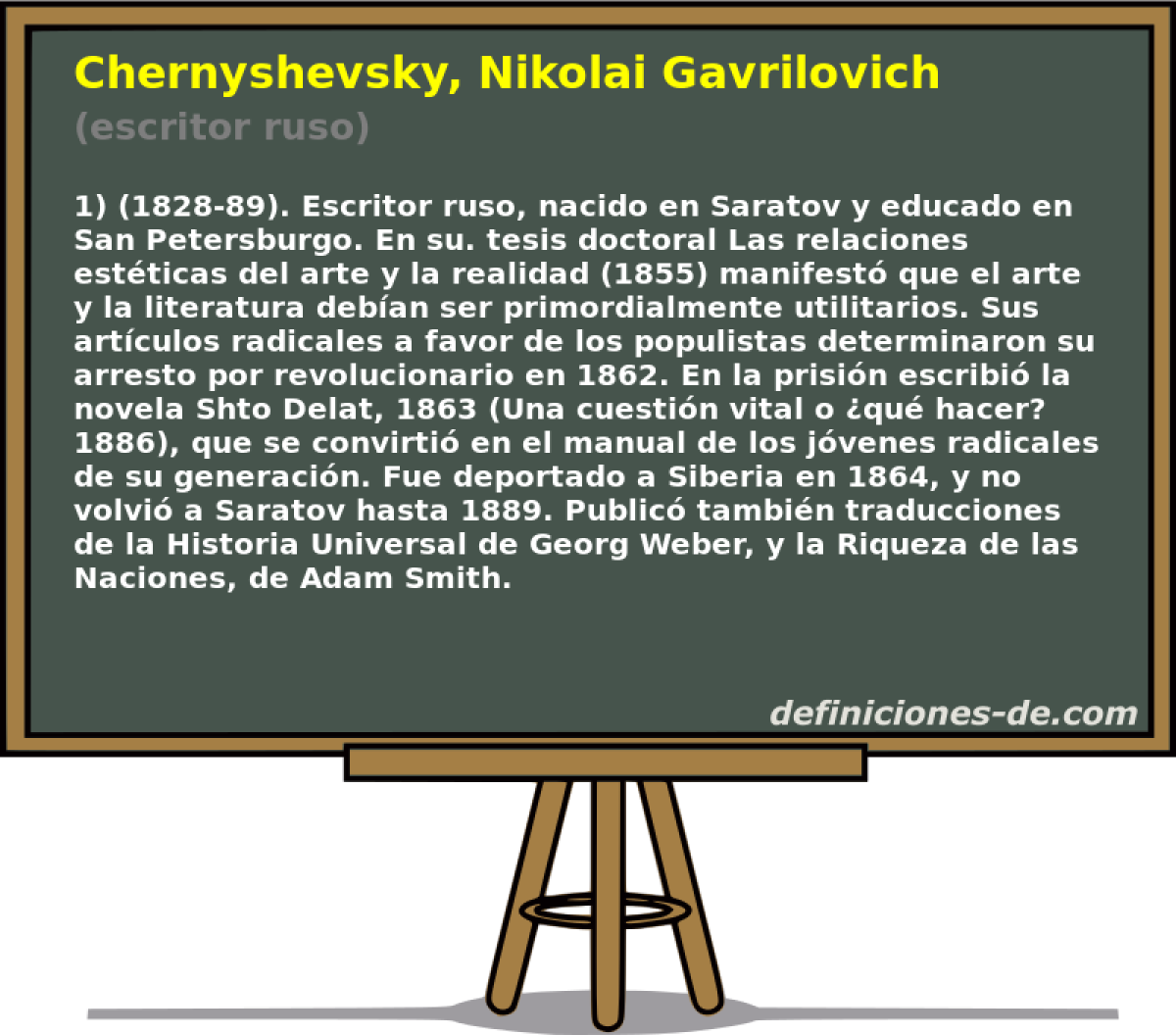 Chernyshevsky, Nikolai Gavrilovich (escritor ruso)