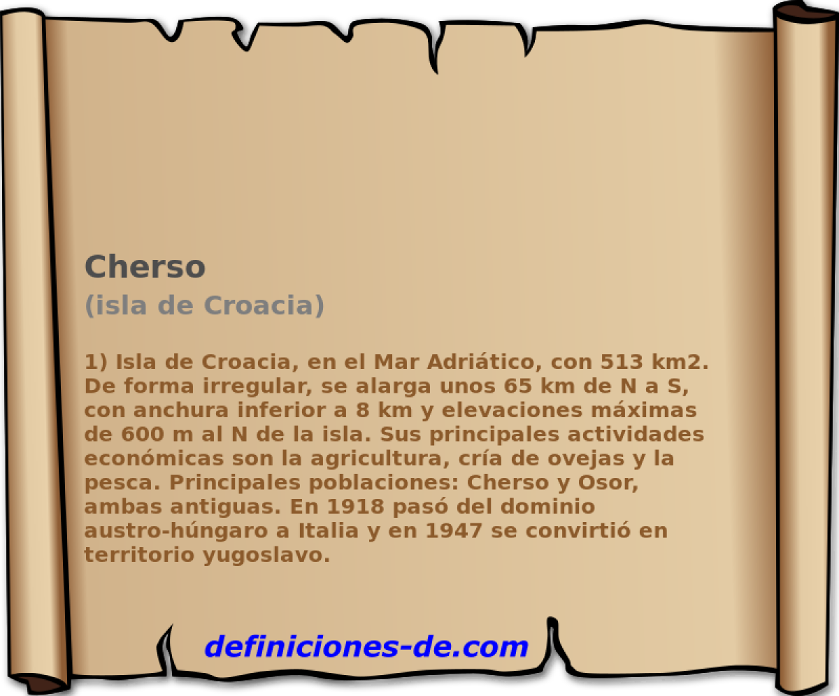 Cherso (isla de Croacia)