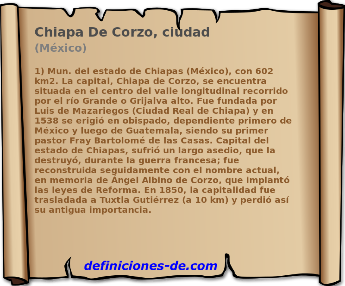 Chiapa De Corzo, ciudad (Mxico)