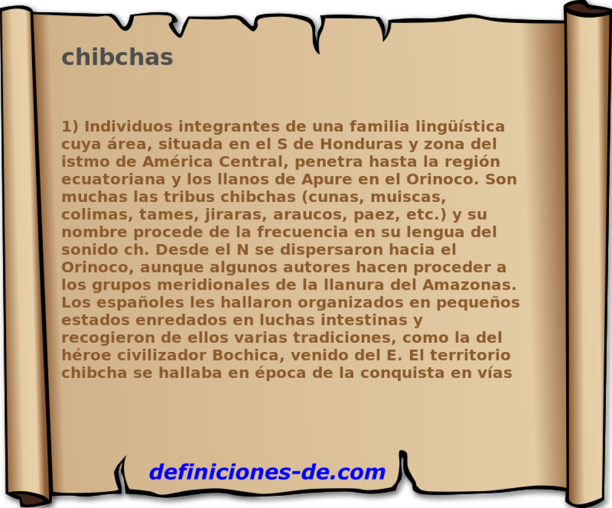 chibchas 