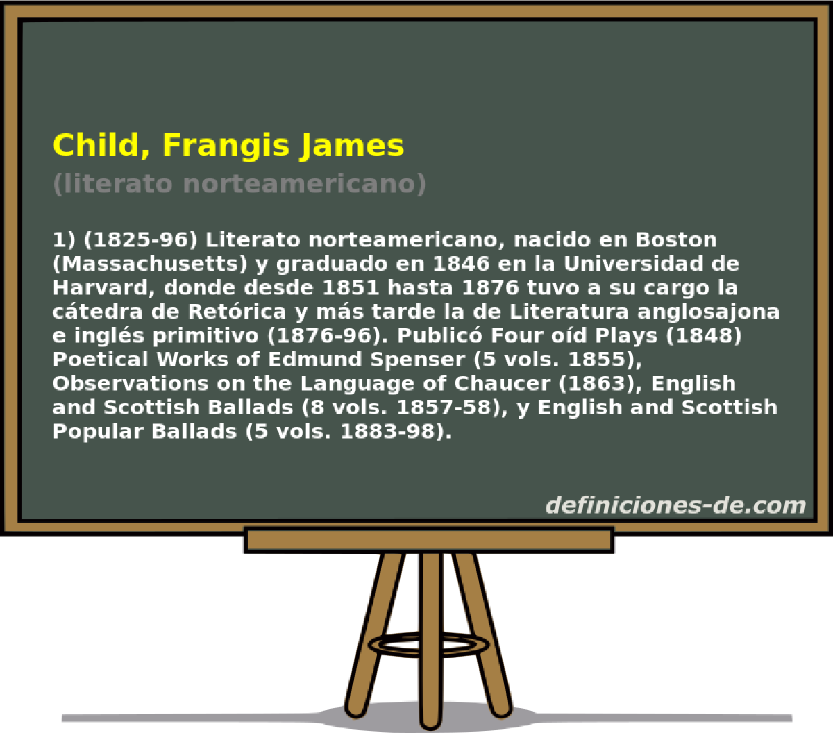 Child, Frangis James (literato norteamericano)