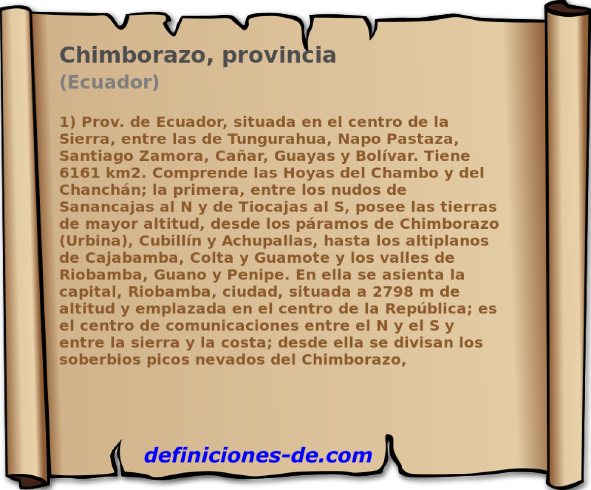Chimborazo, provincia (Ecuador)