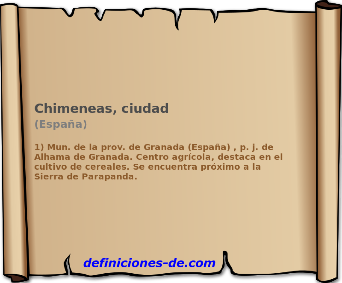 Chimeneas, ciudad (Espaa)