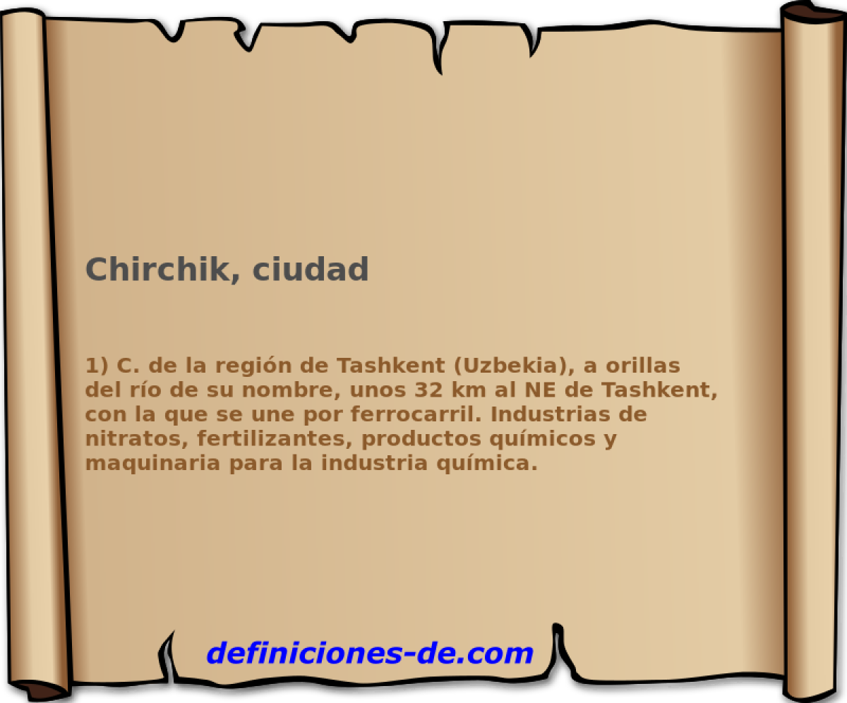 Chirchik, ciudad 