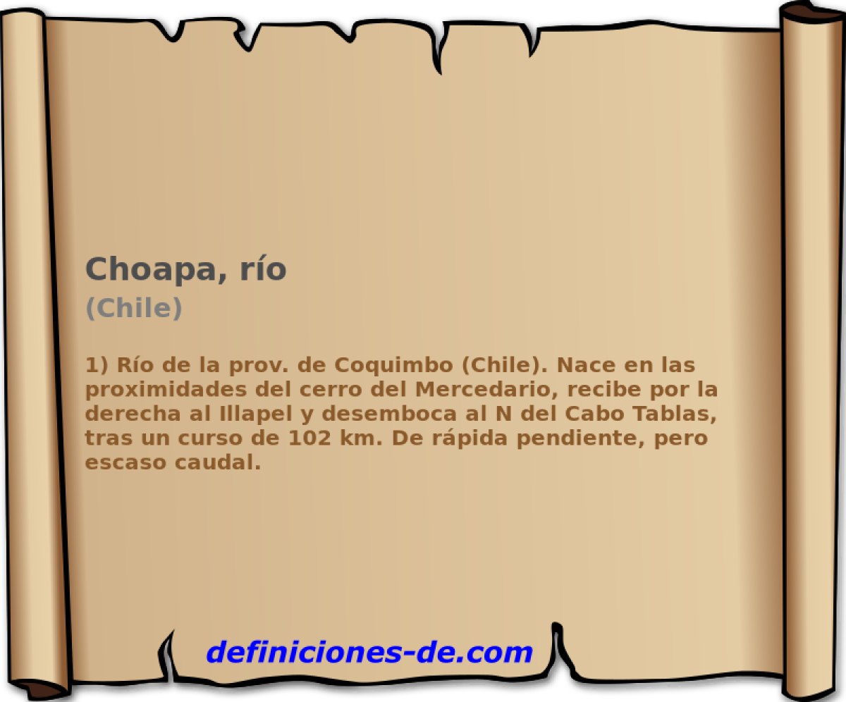 Choapa, ro (Chile)
